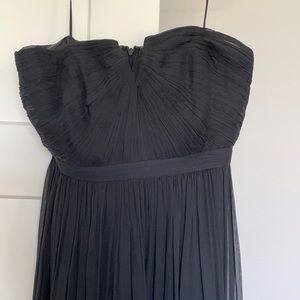 J. Crew black chiffon dress Size 8. NWT
